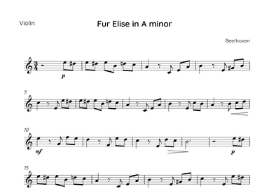 Fur Elise (arr. Sales)