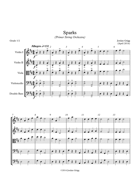 Sparks (Primer String Orchestra)