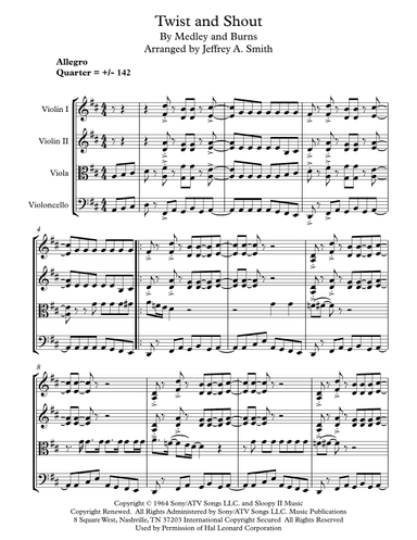 Twist And Shout (arr. Jeffrey A. Smith)