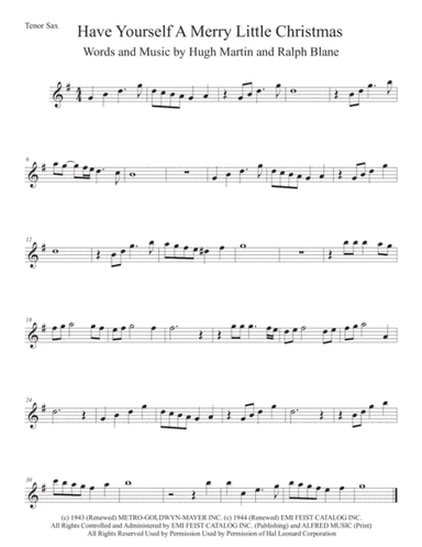 Have Yourself A Merry Little Christmas  from MEET ME IN ST. LOUIS (arr. Kevin Busse)