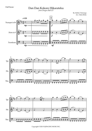 Dragon Ball Gt (arr. Fabio Britto)