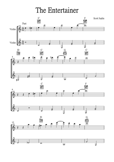 The Entertainer (arr. Jackson Spindler)