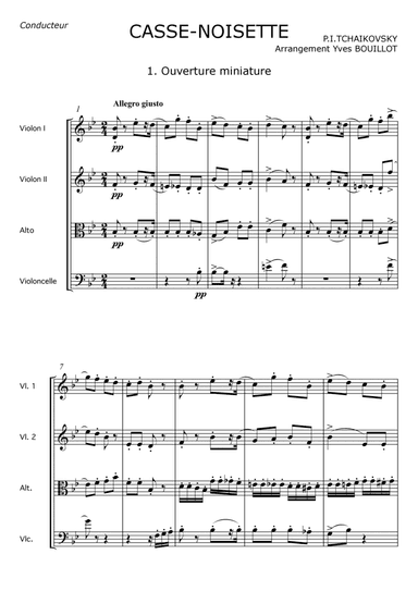 The Nutcracker Suite from Op. 71a (arr. Yves Bouillot)
