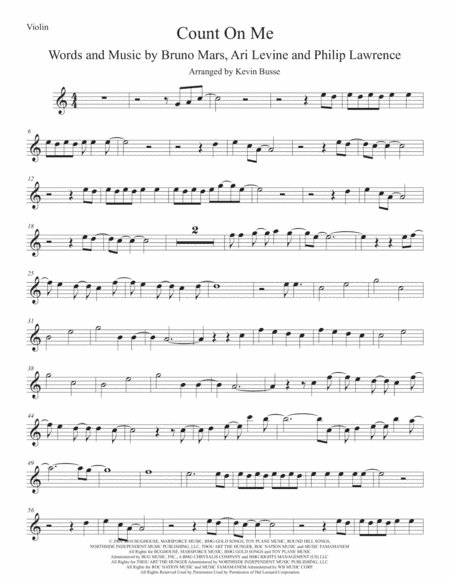 Count On Me (arr. Kevin Busse)