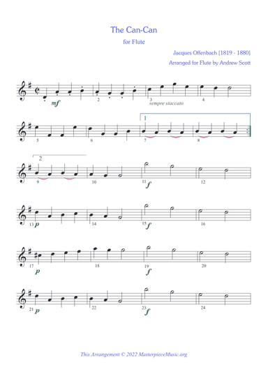 The Can-Can (arr. Andrew Scott)
