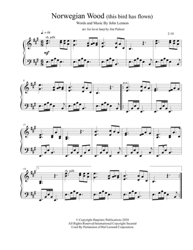 Norwegian Wood (this Bird Has Flown) (arr. Jim Palmer)