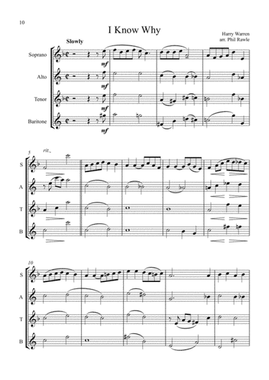 I Know Why (and So Do You) (arr. Phil Rawle)