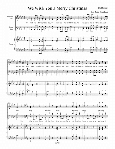 We Wish you a Merry Christmas (arr. Thea Engelson)