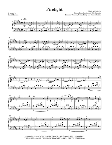 Firelight (arr. Gabriel Lawson)
