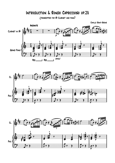 Introduction et Rondo Capriccioso (arr. Kristi Topi)