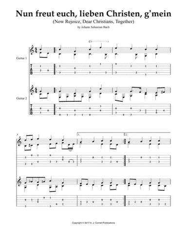 Nun freut euch, lieben Christen, g’mein (Now Rejoice, Dear Christians, Together) (arr. Mark Phillips)