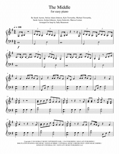 The Middle (arr. Sally Beaumont)