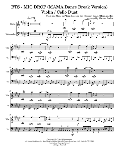 Mic Drop (arr. Marissa Buelow)