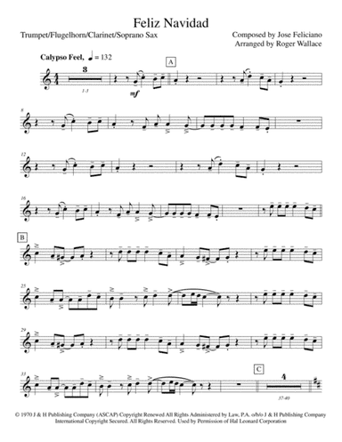Feliz Navidad (arr. Roger Wallace)