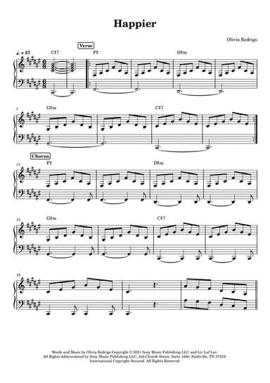 Happier (arr. Anacrusa)
