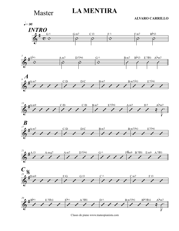 Se Te Olvida (arr. Mateo Aguilar)