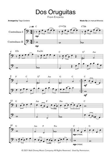Dos Oruguitas (arr. Tiago Cordeiro)