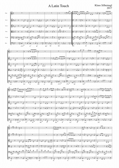 A Latin Touch, Samba for Flute and Strings