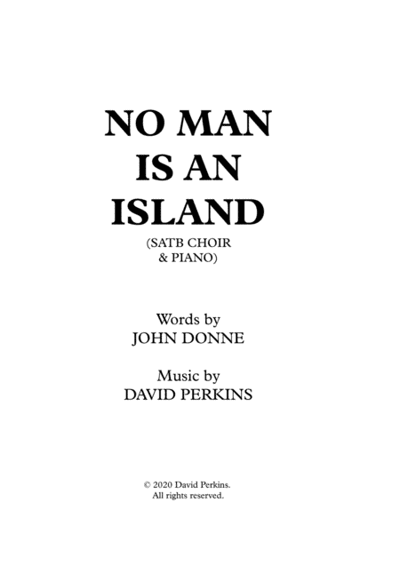 No Man Is An Island