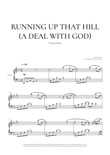 Running Up That Hill (arr. Pedro Merendi)