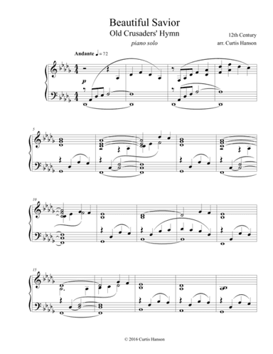 Beautiful Savior (piano) (arr. Curtis Hanson)