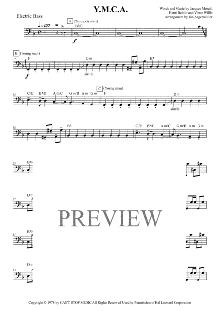 Y.M.C.A. (arr. Jan Angermüller)