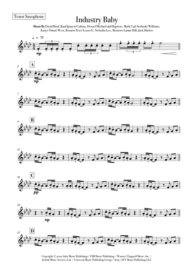 Industry Baby (arr. Rodrigo Nascimento)
