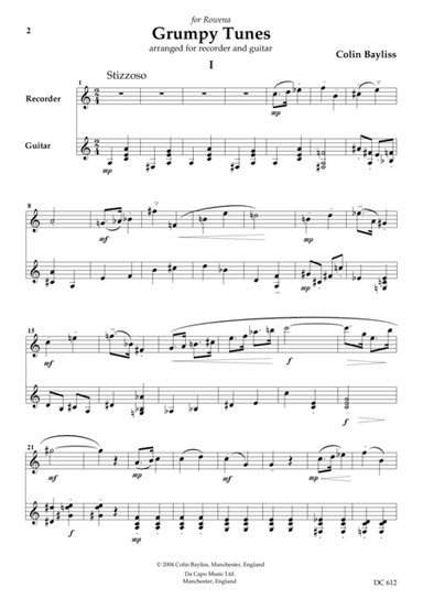 Grumpy Tunes [arranged for recorder and guitar]