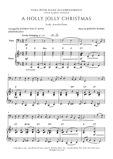 A Holly Jolly Christmas (arr. Danilo "Daca" Alves)