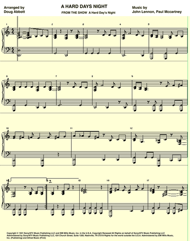 A Hard Day's Night (arr. Doug Abbott)