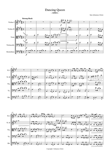 Dancing Queen (arr. Johannes Christ)