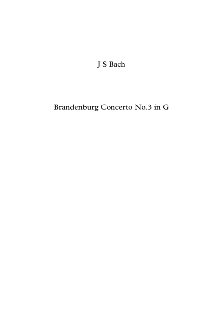 Bach: Brandenburg Concerto No.3 in G (BWV 1048) Mvt.1 - clarinet choir (arr. Ray Thompson)