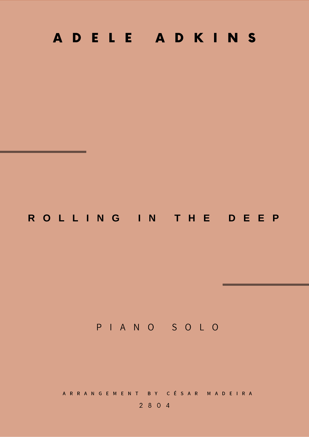 Rolling In The Deep (arr. César Madeira)