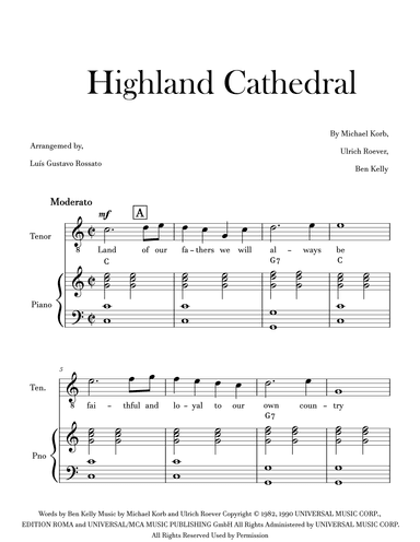 Highland Cathedral (arr. Luís Gustavo Rossato)