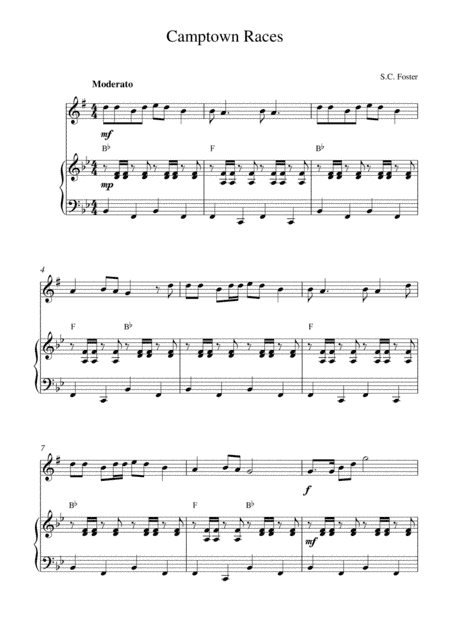 Camptown Races (arr. Kaiserin Rebecca)