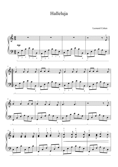 Hallelujah (arr. Thomas Jancso)