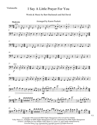 I Say A Little Prayer (arr. Karen Puckett)