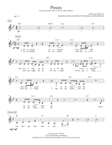 Pieces (arr. TraviSongs)