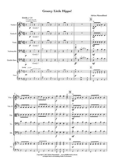 Groovy Little Hippo!, by Adrian Mansukhani