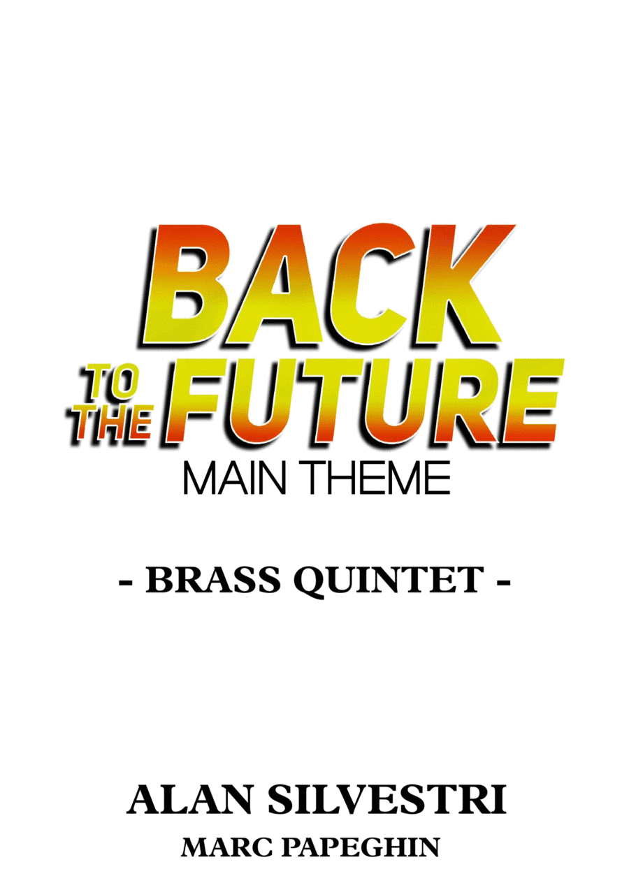 Back To The Future (arr. Marc Papeghin)