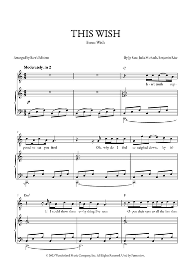 This Wish (arr. Bart's Editions)