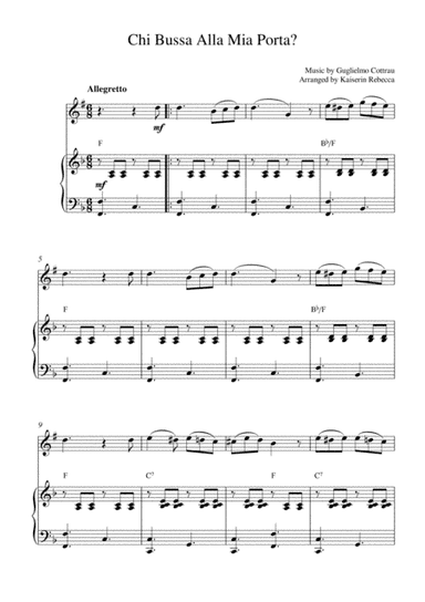 Chi Bussa Alla Mia Porta? (arr. Kaiserin Rebecca)