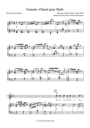 Cantata “Song for Christmas” (Piano-Vocal Score)