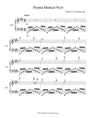 poema musical No.6
