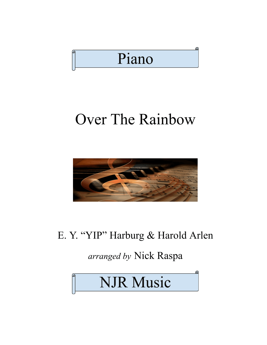 Over The Rainbow (from The Wizard Of Oz) (arr. Nick Raspa)