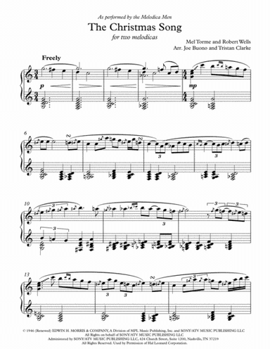The Christmas Song (Chestnuts Roasting On An Open Fire) (arr. Joe Buono, Tristan Clarke)