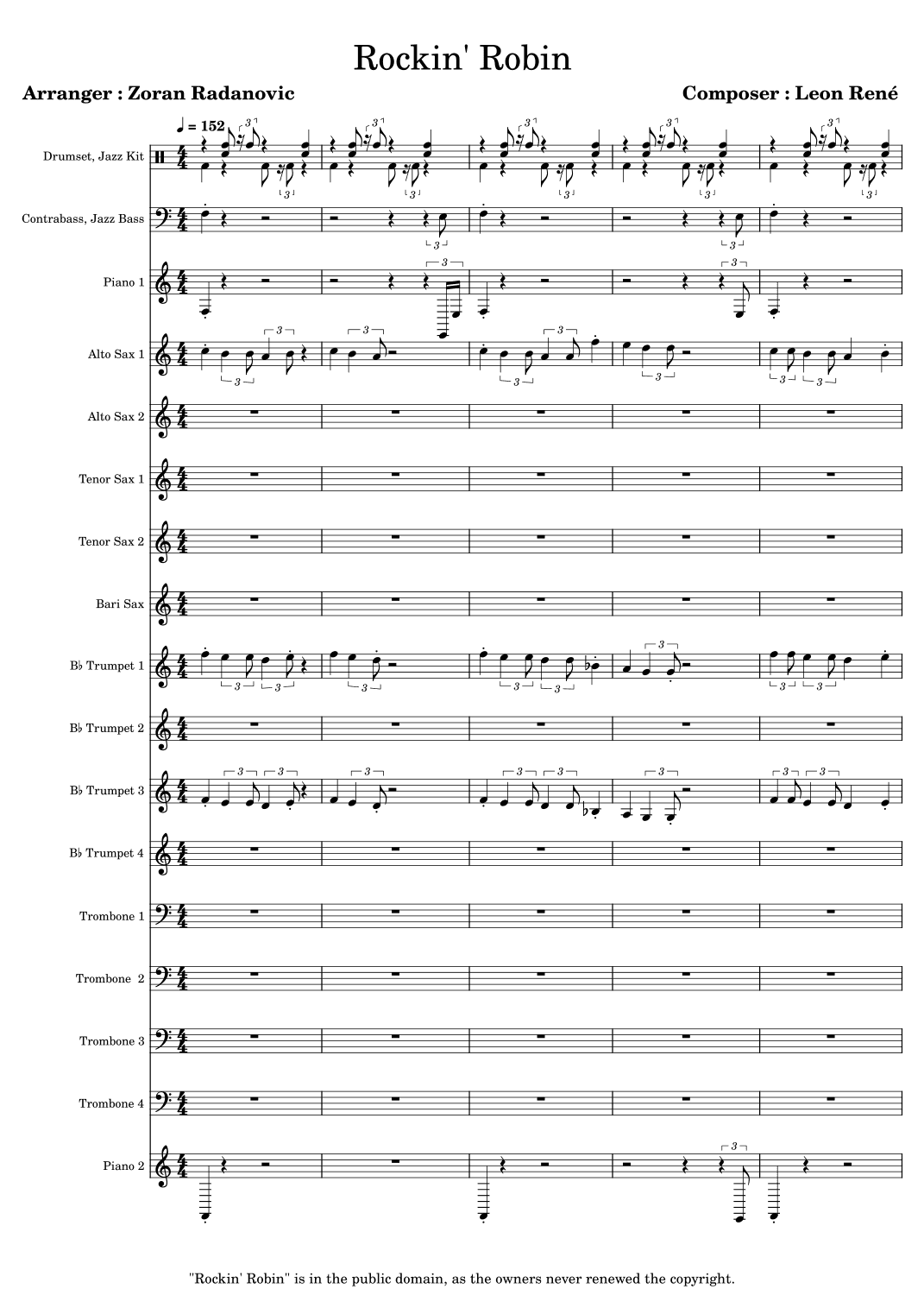 Rockin´ Robin (arr. Zoran Radanovic)