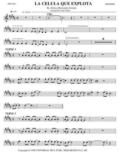 La Celula Que Explota (arr. Jorge Juárez)