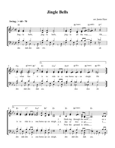 Jingle Bells (arr. Jamie Dyer)