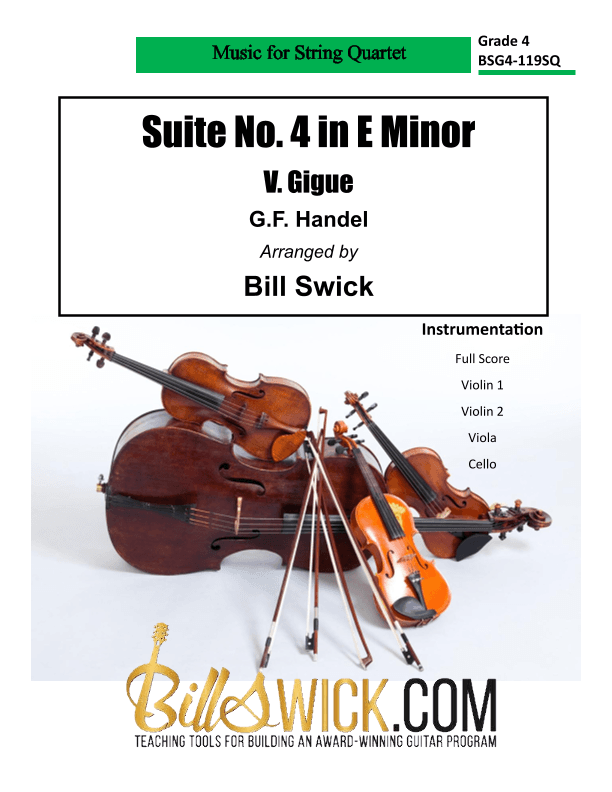 Suite No. 4 in E Minor V. Gigue (arr. Bill Swick)